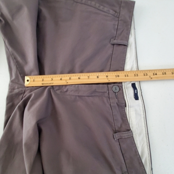 Gap Classic Khaki Pants Size 20 Long Gray Casual Wide Leg Trousers Tall Preppy - Picture 7 of 13